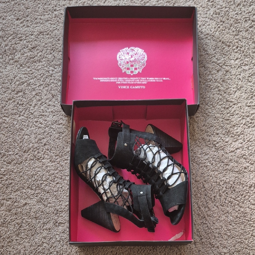 Vince Camuto Black Heels